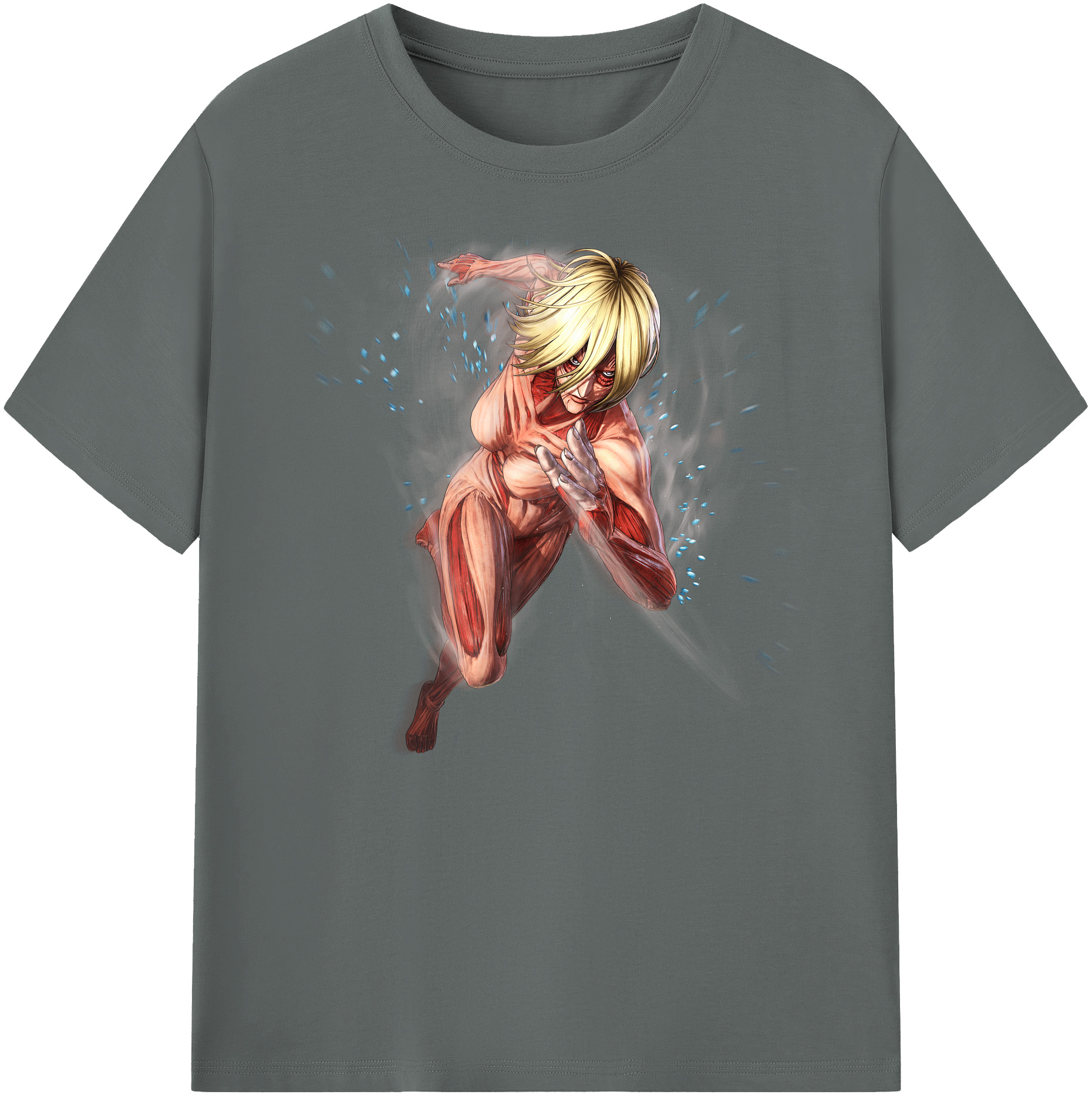（画像用） 進撃の巨人 Attack on Titan 綿100％ メンズ半袖Tシャツ｜肌触りやわらか＆通気性